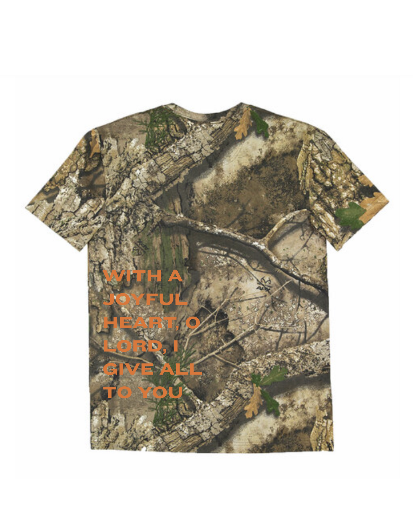 With A Joyful Heart Camo T-Shirt