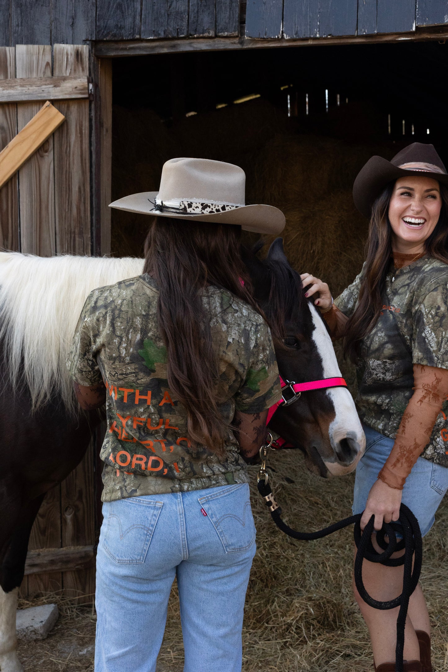 With A Joyful Heart Camo T-Shirt