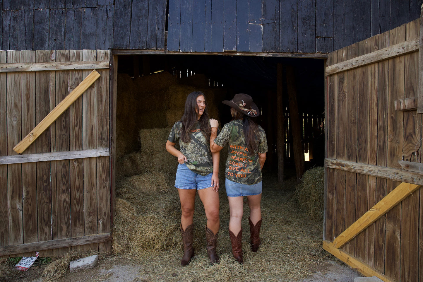 With A Joyful Heart Camo T-Shirt