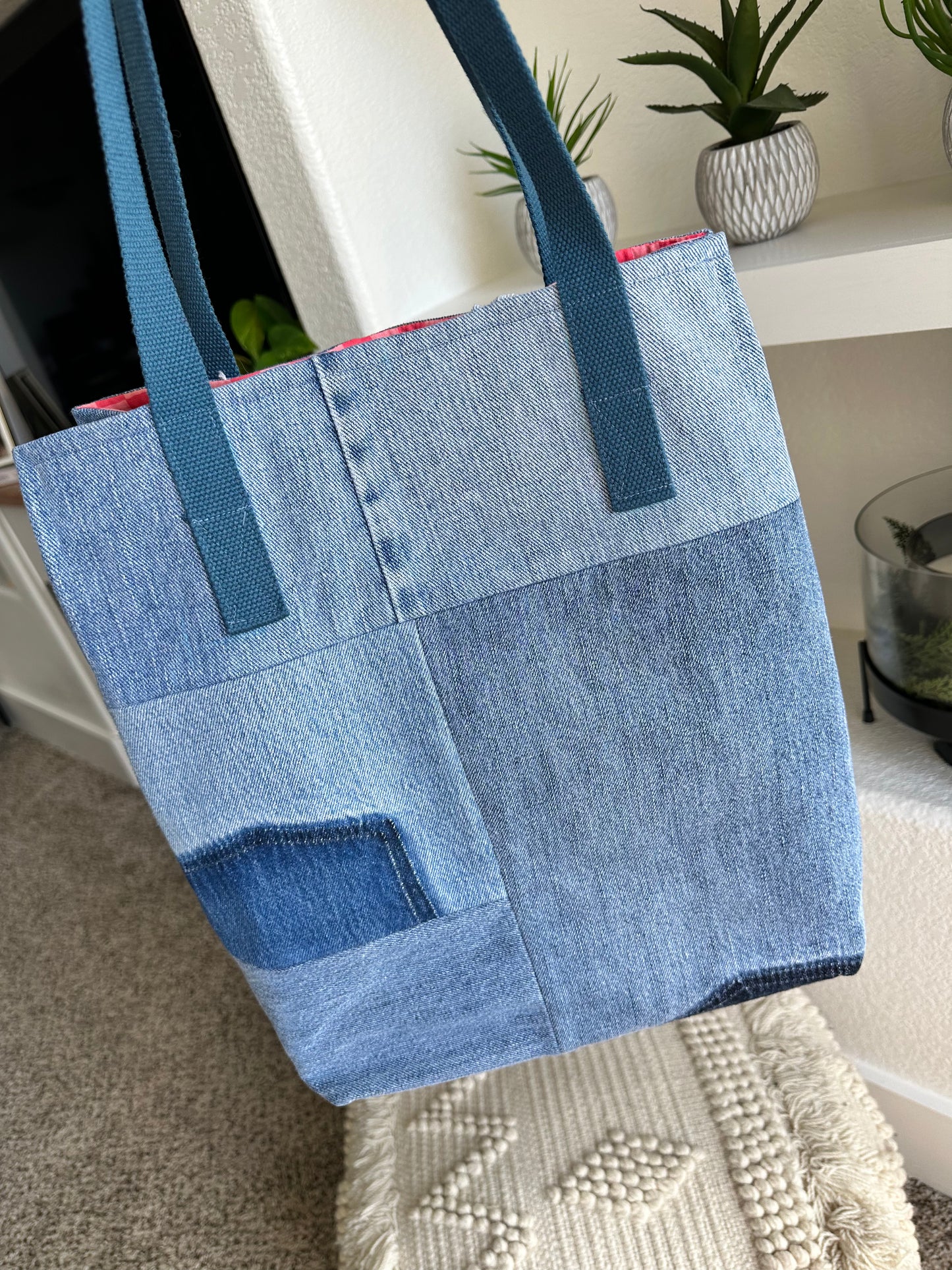 Denim Change Makers Tote Bag